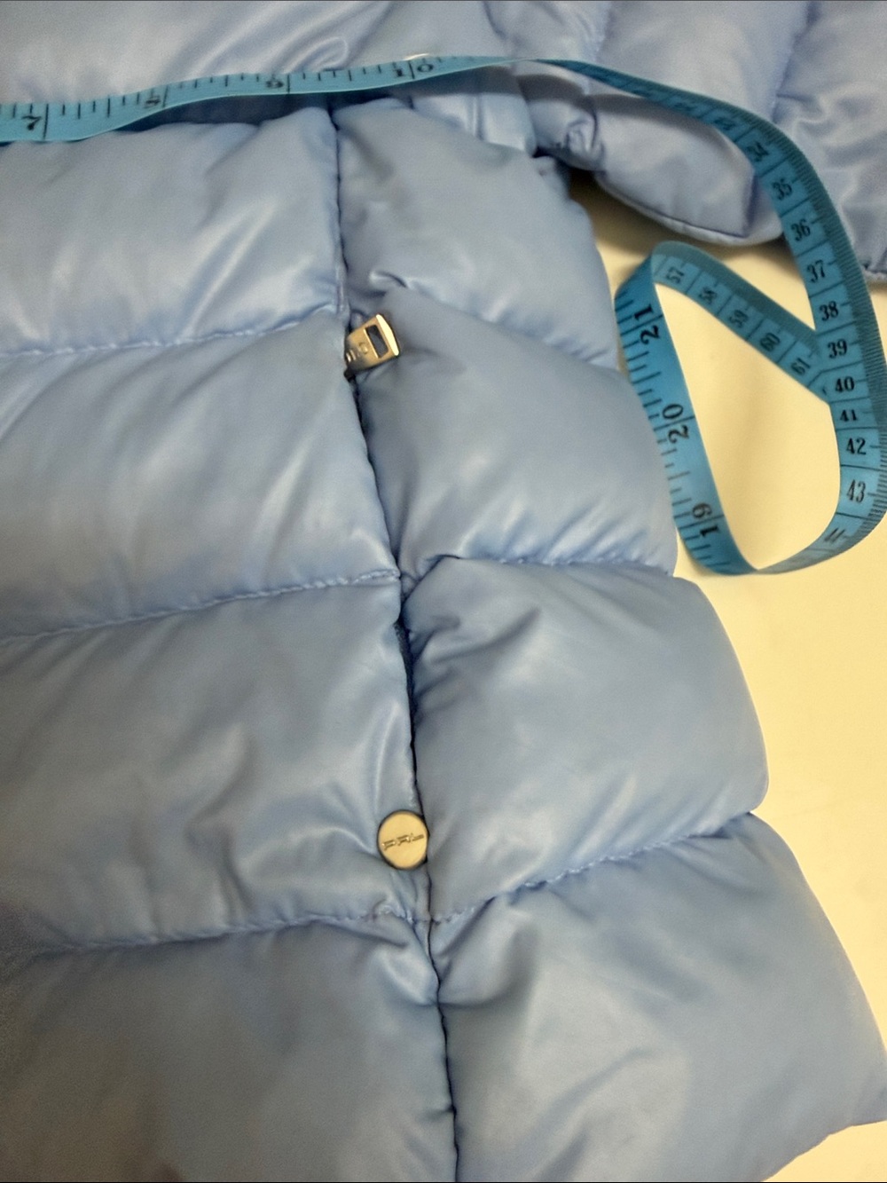 Polo by Ralph Lauren Baby Blue Hooded Puffer Jacket - Picture 9 of 11